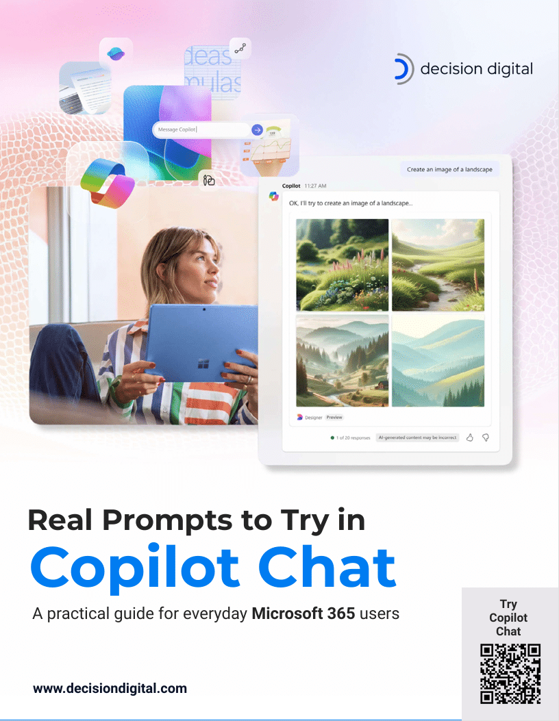 TReal Prompts to Try in
Copilot Chat cover